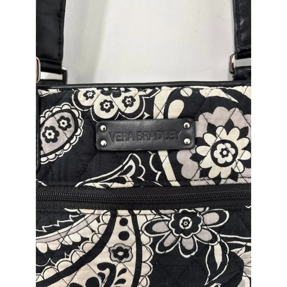 Vera Bradley Zippered Tote in Midnight Paisley
